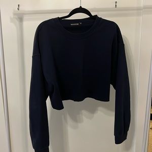 Pretty little thing cropped crewneck